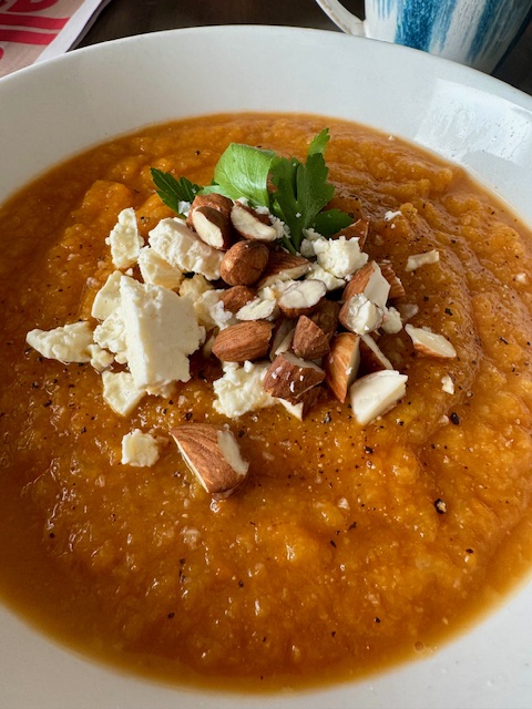 Pumpkin cauliflower soup